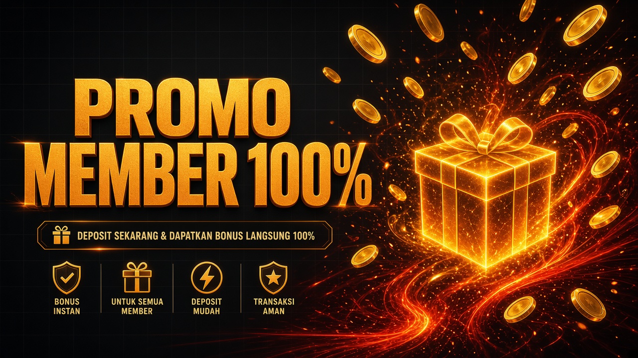 Promo member baru SLOTIN hingga 100%